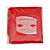 Achetez Tissu Pooja en coton - Rouge, 85cm en ligne – avec Ekirana pour juste 4,25 € /