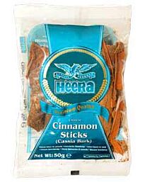 Heera  Écorce de cannelle chinoise - Bâtonnets de casse (Dalchini), 50 g