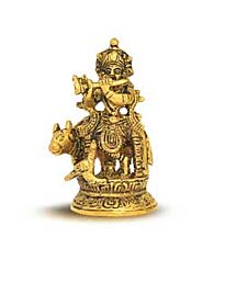 Brass Metal idol - Muralidhar Krishna