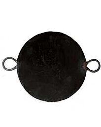 Pavbhaji Tawa (Skillet) met handvatten, Gietijzer - 46cm