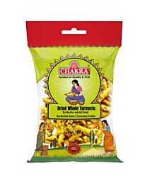 Chakra Gedroogde Kurkuma Heel, 100g