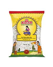 Chakra Flocons de riz blanc fins (Poha), 1kg