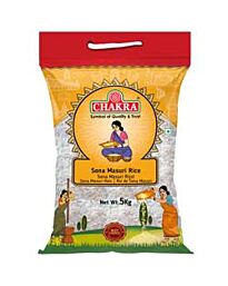 Chakra Sona Masoori Rice (Parboiled), 5kg