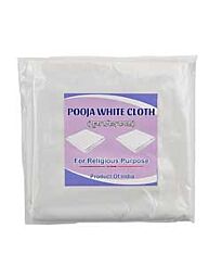 Cotton Pooja Cloth -White, 85cm