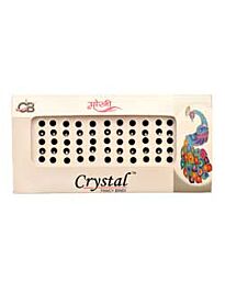 Crystal Fancy Bindi Stickers, Black- Round