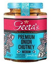 Geeta's Premium Onion Chutney Medium, 230g