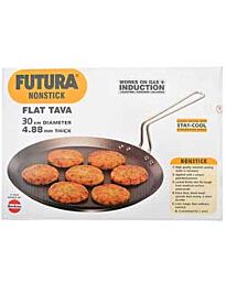 Hawkins Futura Antiadhésif Induction Plat Dosa Tawa (INDT30), 30cm