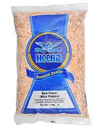 Flocons de riz rouge Heera (Poha rouge), 1kg