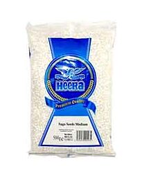 Heera Sago Seeds (Sabudana,Tapioca) Medium beads, 500g