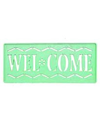 Rangoli / Kolam Stencil - Welcome (medium)