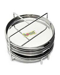 Komal Inox Multi Set 3 en 1 Multifonctionnel - 9 moules à pâtisserie