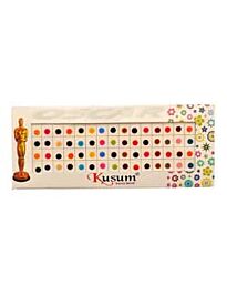 Crystal Fancy Bindi Stickers, Zwart met Glanzende Dot-medium