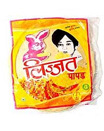 Lijjat Papad Jeera (cumin) flavoured, 200g