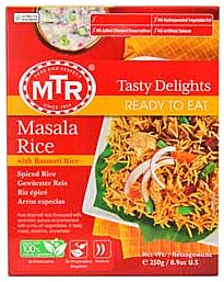 MTR Masala Rice (Kant en Klaar Maaltijd), 300g