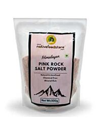 Native Food Store Black Rock Salt Powder, 500g