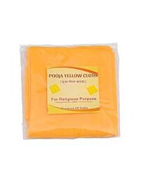 Cotton Pooja Cloth -Yellow, 85cm