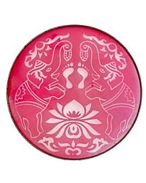 Rangoli / Kolam Stencil - Elephant & Charan Paduka