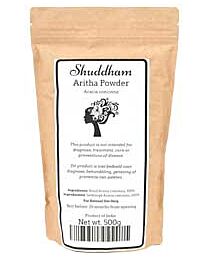 Poudre de Shuddham Aritha (noix de lavage), 500 g