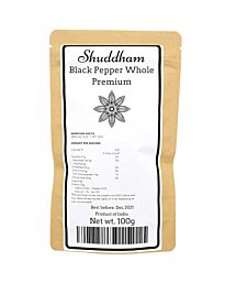 Shuddham Premium Black Pepper, 100g