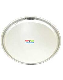 Stainless Steel Thaal (Serving Plate), 31cm (approx.)