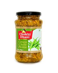 Chokhi Dhani Green Chilli Pickle, 400g
