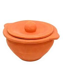 Clay Biryani Pot with Lid - for Cooking
