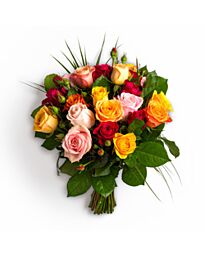 Bandhan – Mixed Rose Bouquet of Love & Togetherness