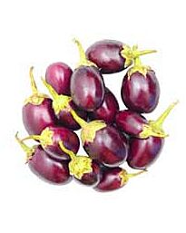 Frische kleine Aubergine, ca. 500 g