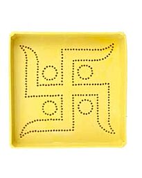 Rangoli / Kolam Stencil - Swastik (klein)