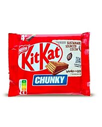 KitKat Chunky Milchschokoladenriegel 4er-Pack, 160g