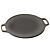 Cookbeat Cast Iron Heavy Base Induction Tawa (Skillet) for Dosa - Flat Base , 25cm -small
