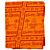 Pooja Shawl -Saffron with Om Namah Shivay, 185cm -small
