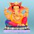 Eco-friendly Lord Ganesha Idol, 15inch (ST18) 