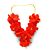 Garland - Pooja Mala for Idol, Red Hibiscus Flowers -small