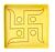 Rangoli / Kolam Stencil - Swastik -small