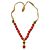 Pooja Garland - Pooja Mala for Idol, Magenta -small