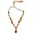 Pooja Garland - Pooja Mala for Idol, Red & White, Long & Short-round Beads -small