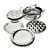 Prince Stainless Steel Induction bottom Multi kadai 3-in-1
