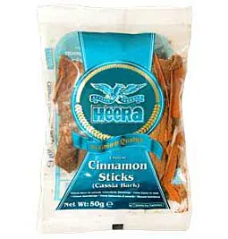 Heera Chinese Cinnamon Bark - Cassia (Dalchini) Sticks, 50g