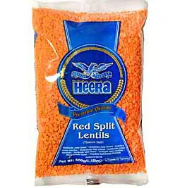 Heera Red Lentils (Masoor -Split), 500g