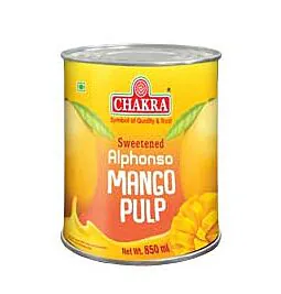 Chakra Alphonso Mango Pulp, 850ml