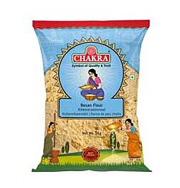 Shop Chakra Kikkererwtenmeel (Besan), 1kg online – met Ekirana voor alleen maar € 3,65 /