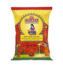 Achetez Chakra Poudre de piment - Extra piquant, 1kg en ligne – avec Ekirana pour juste 13,49 € /12,49 €