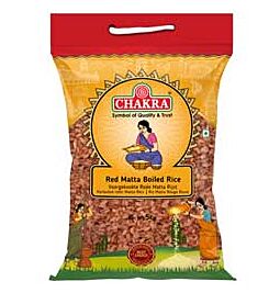 Achetez Riz bouilli rouge Chakra (Matta), 5 kg en ligne – avec Ekirana pour juste 14,95 € /10,99 €