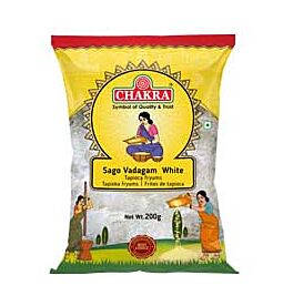 Shop Chakra Sago Vadagam Wit, 200g online – met Ekirana voor alleen maar € 2,09 / € 1,85