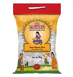 Chakra Sona Masoori Rice (Parboiled), 5kg