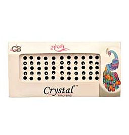 Kaufen Sie Crystal Fancy Bindi Sticker, schwarz mit glänzendem Punkt mittel online ein –mit Ekirana für nur 2,99 € /