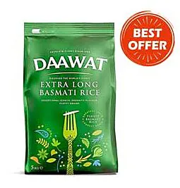 Daawat Extra Long Basmati Rice, 5kg