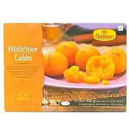 Haldiram's Frozen MotiChoor Laddoo, 400 g