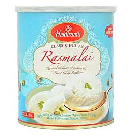 Haldiram's Rasmalai Tin, 1kg-12 pc